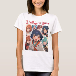 i feel in love anime t-shirt