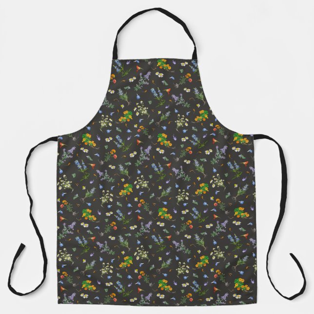I feel like a staff of organic cafe. apron (Front)