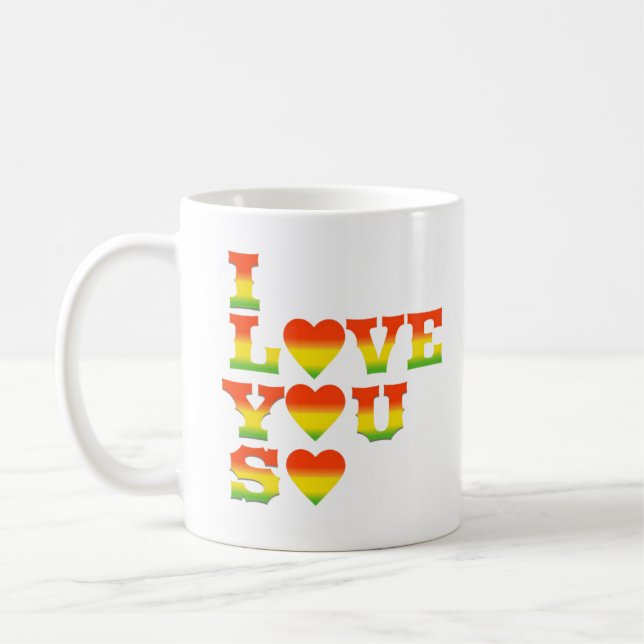 I FEEL LOVE FOR YOU COFFEE MUG (Left)