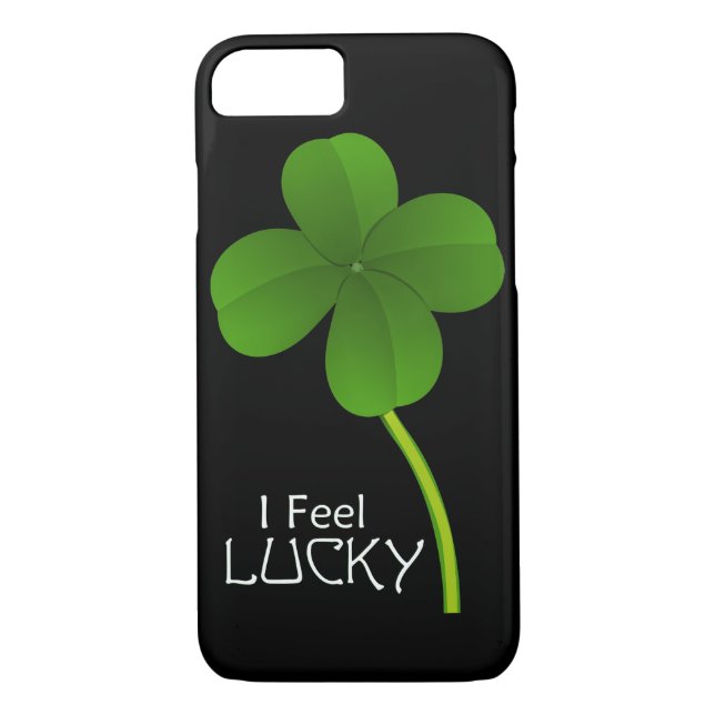 I Feel Lucky Four Leaf Clover Case-Mate iPhone Case (Back)