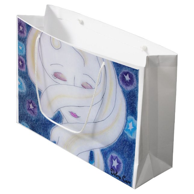 I Feel My Universe Large Gift Bag (Front Angled)