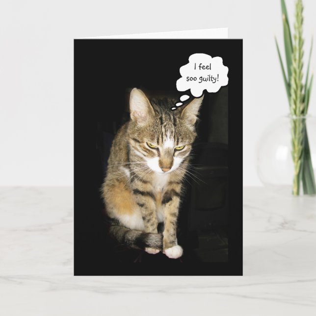 I feel soo guilty! card (Front)