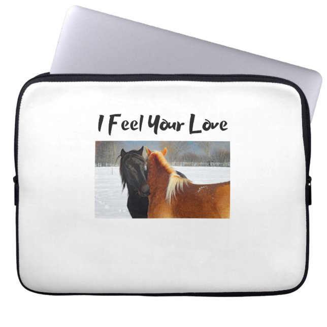 I Feel Your Love Laptop Sleeve (Front)