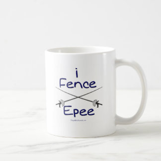 i Fence Epee (pistol grip) BLUE Coffee Mug