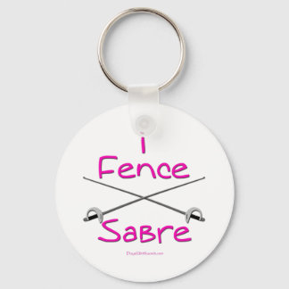 i Fence Sabre (PINK) Key Ring