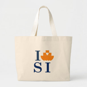 I ferry Staten Island jumbo tote bag