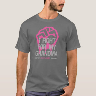 I Fight Breast Cancer Awareness Shirts Grandma