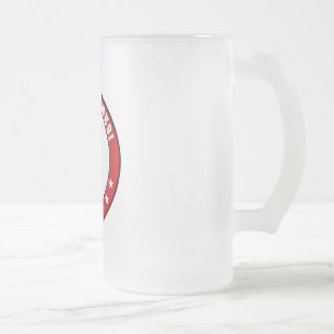 I Fight Fires Firefighter Frosted Glass Beer Mug