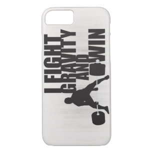 I Fight Gravity and Win - Lifting Motivation iPhone 8/7 Case
