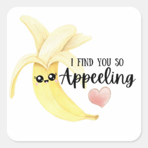 I Find You So Appeeling Banana Sticker