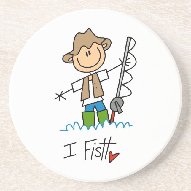 I Fish Coaster (Front)