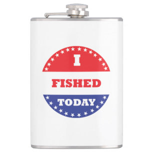 I Fished Today Hip Flask