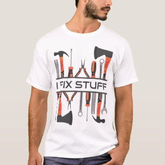 I Fix Stuff mens, Tools, Garage, Repair Shop T-Shirt