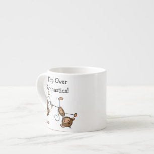 I Flip Over Gymnastics Espresso Cup