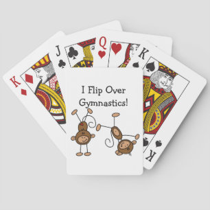 I Flip Over Gymnastics Playing Cards