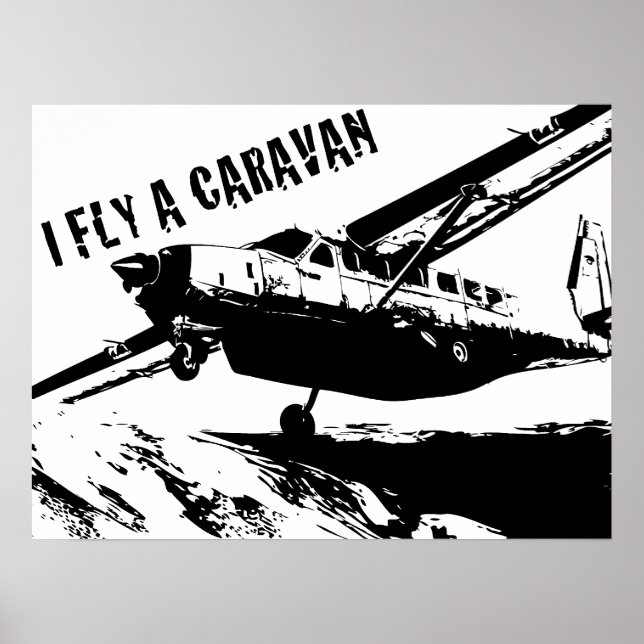 "I FLY A CARAVAN" Poster (Front)