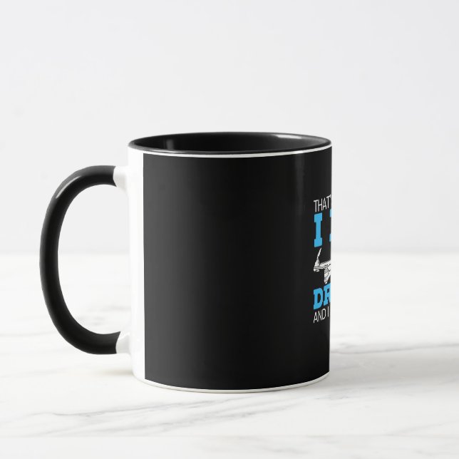 I Fly Drones Mug (Left)