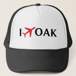 I Fly OAK - Oakland International Airport Trucker Hat