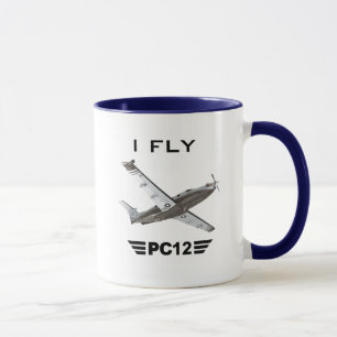 I Fly PC12- Pilot Coffee Mug
