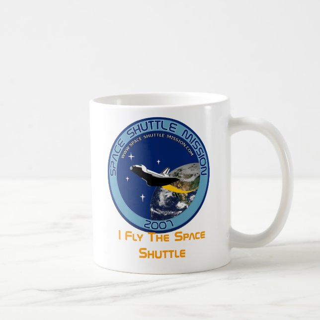 I Fly The Space Shuttle Mug (Right)