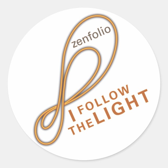I follow the light sticker (Front)