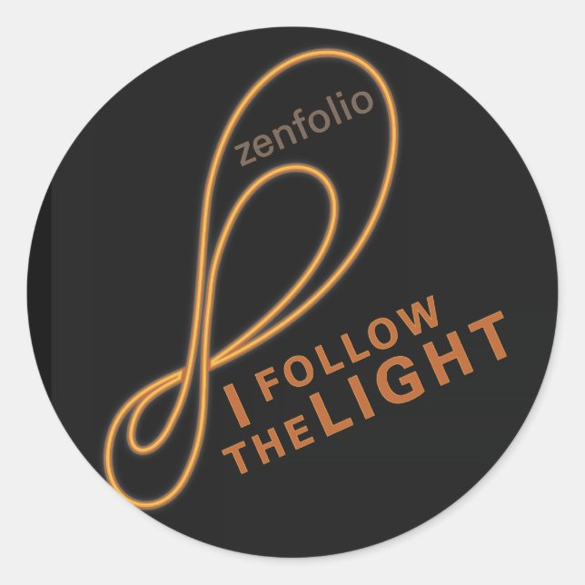 I follow the light sticker (Front)