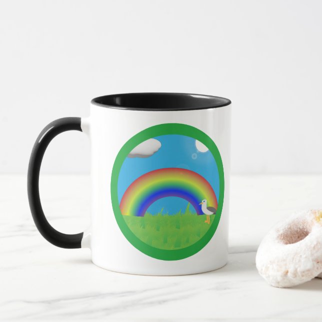 I followed the rainbow for this mug (With Donut)