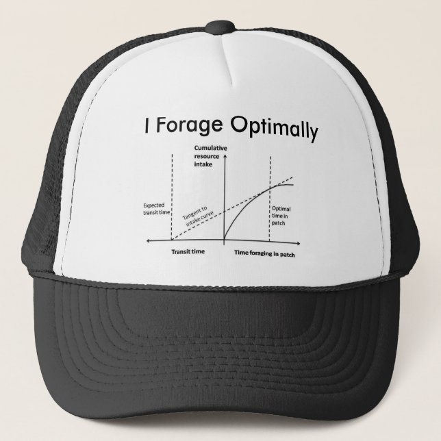 I Forage Optimally Trucker Hat (Front)