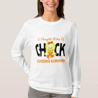 I Fought Like A Chick Leukaemia Survivor T-Shirt
