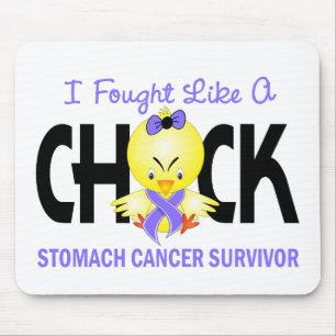 I Fought Like A Chick Stomach Cancer Survivor Mouse Mat