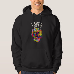 I Found a Friend in Shih Tzu Dog Mom Humor Fur Mom Hoodie