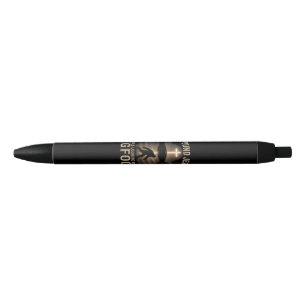 I Found Jesus Still Looking Bigfoot Funny Faith Black Ink Pen