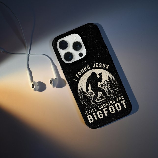 I Found Jesus Still Looking for Bigfoot Sasquatch iPhone Case (Creator Uploaded)