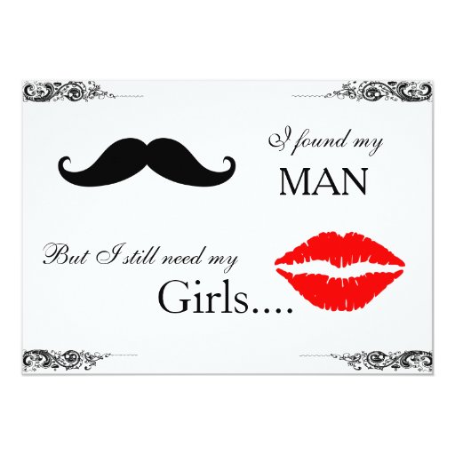 Image of I found my man, but I still need my girls Invitation