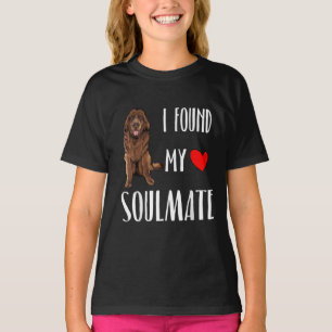 I found my soulmate   newfie dog best friend gift T-Shirt