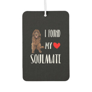 I Found My Soulmate Newfoundland Dog Lover Car Air Freshener