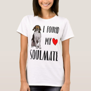 I Found My Soulmate Treeing Walker Coonhound Dog L T-Shirt