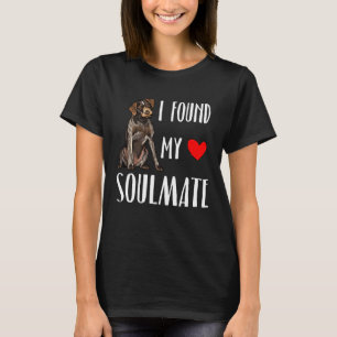 I Found My Soulmate Wirehaired Pointer Dog Best F T-Shirt