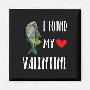 I Found My Valentine Day Hatchetfish Fish Lover Magnet
