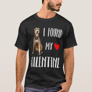 I Found My Valentine Day Irish Wolfhound Dog Lover T-Shirt