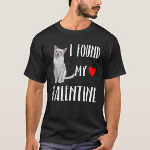 I Found My Valentine Day Tonkinese Cat T-Shirt