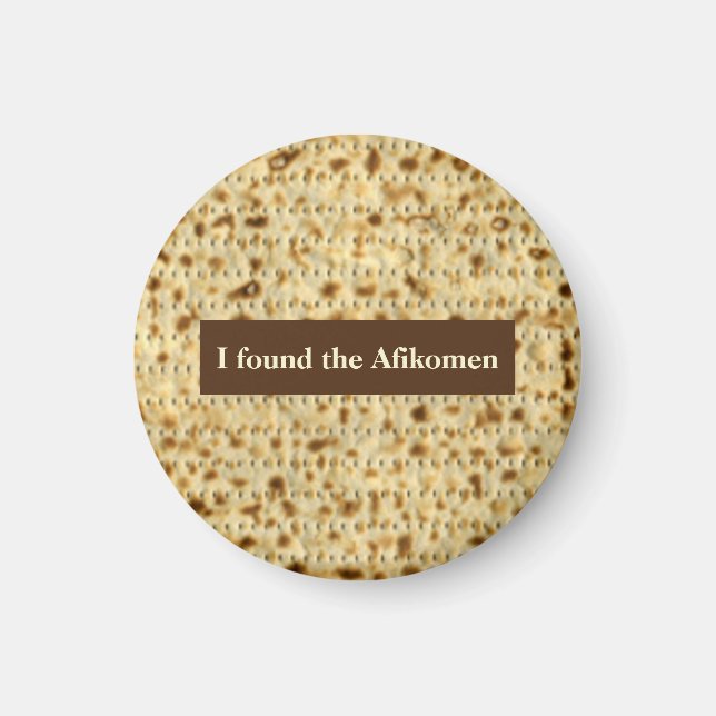I found the Afikomen matzo Passover  Magnet (Front)