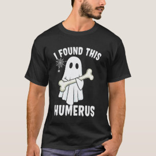 I Found This Humeru Spooky Halloween Ghost Nurse M T-Shirt