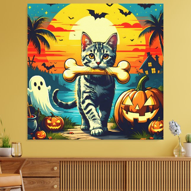 I Found This Humerus Canvas Print (Insitu(LivingRoom))