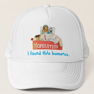 "I found this humerus" Golden Retriever Operation Trucker Hat