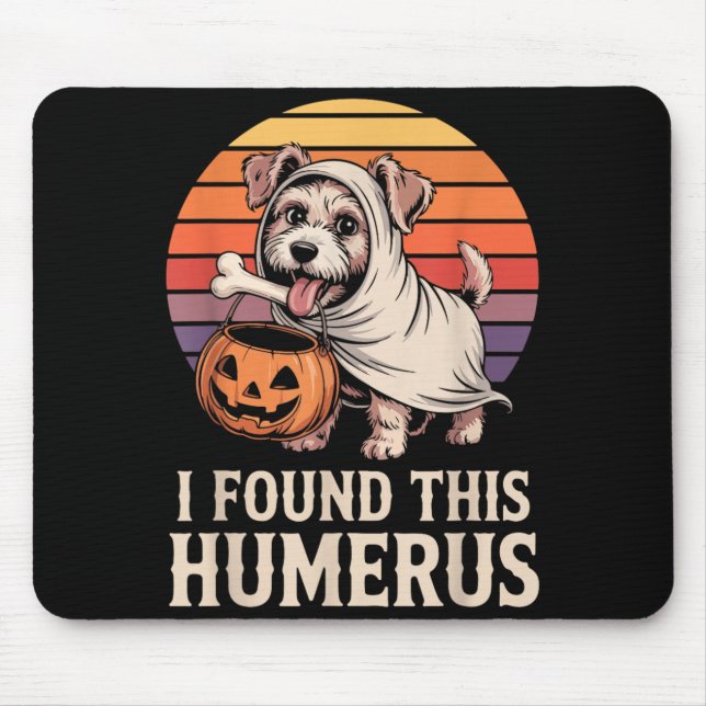 I Found This Humerus Halloween Costume 2 Mouse Mat (Front)