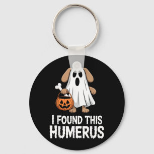 I Found This Humerus Halloween Costume Key Ring