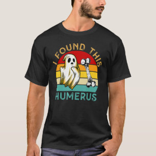 I Found This Humerus Halloween Ghost Sarcastic Vi T-Shirt