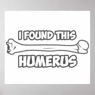 I Found This Humerus Poster
