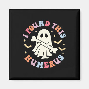 I Found This Humerus Pun Joke Humorous Halloween C Magnet